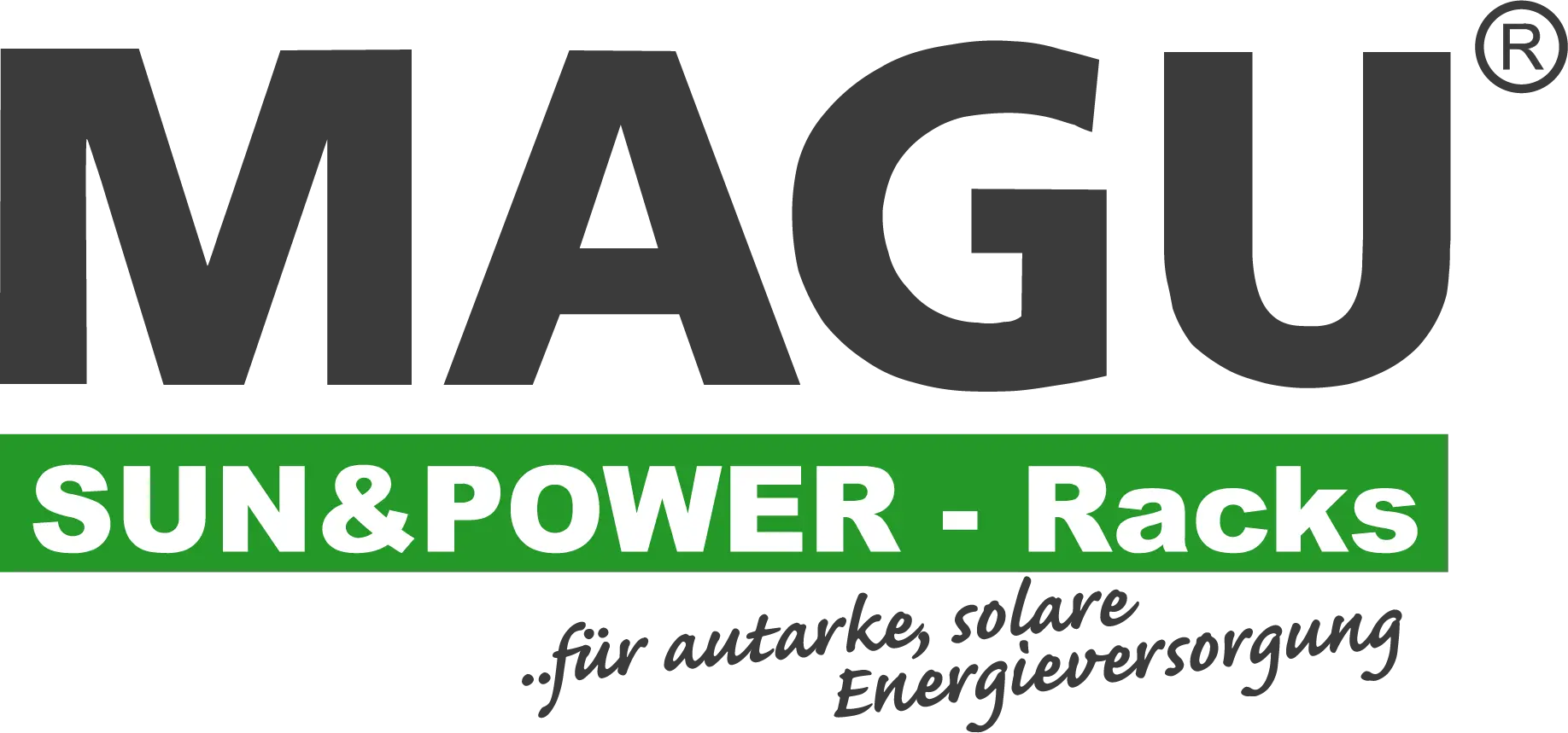 Logo MAGU Energy, Batteriespeicher und Systeme für erneuerbare Energie.
